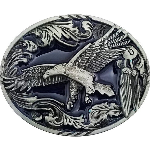 New eagle belt Native American feather buckle - Picture 4 of 4